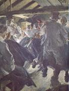 Anders Zorn stampdans i gopsmorsugan Spain oil painting artist